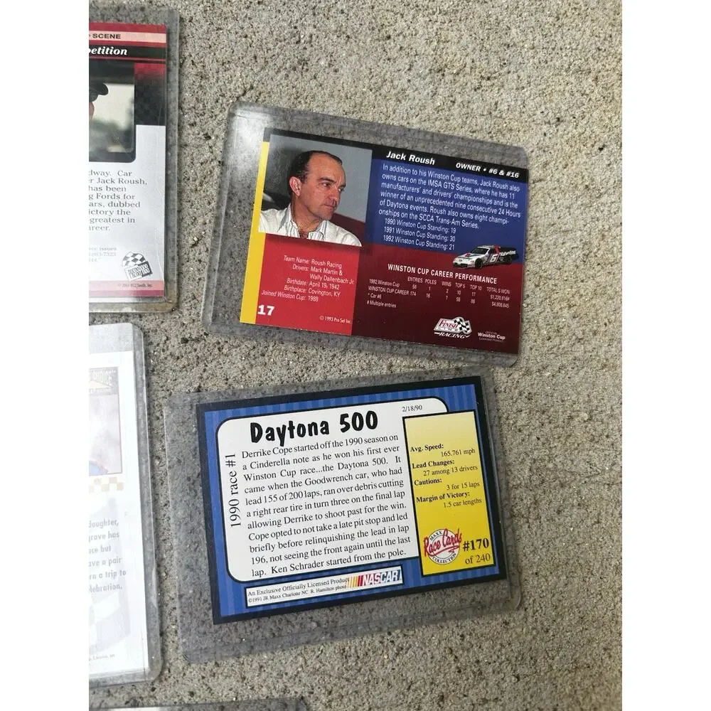 NASCAR Trading Cards‎ Lot Of 8